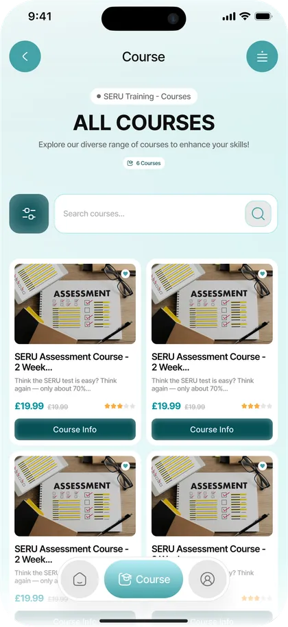 SERU Training Course — All courses