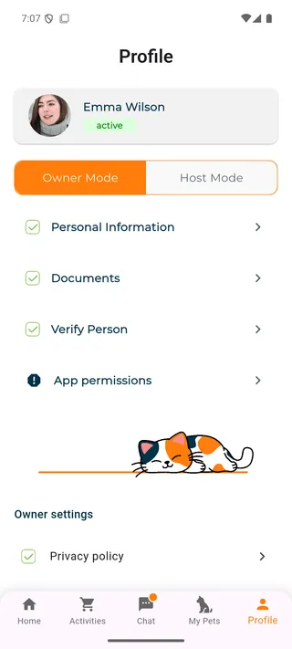 Mascopia app screen