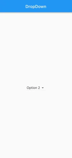 drop down menu
